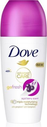 Dove Advanced Care Go Fresh Acai Berry & Waterlily 48h - Antiperspirant with acai and water lily (Roll-on, 50 ml)