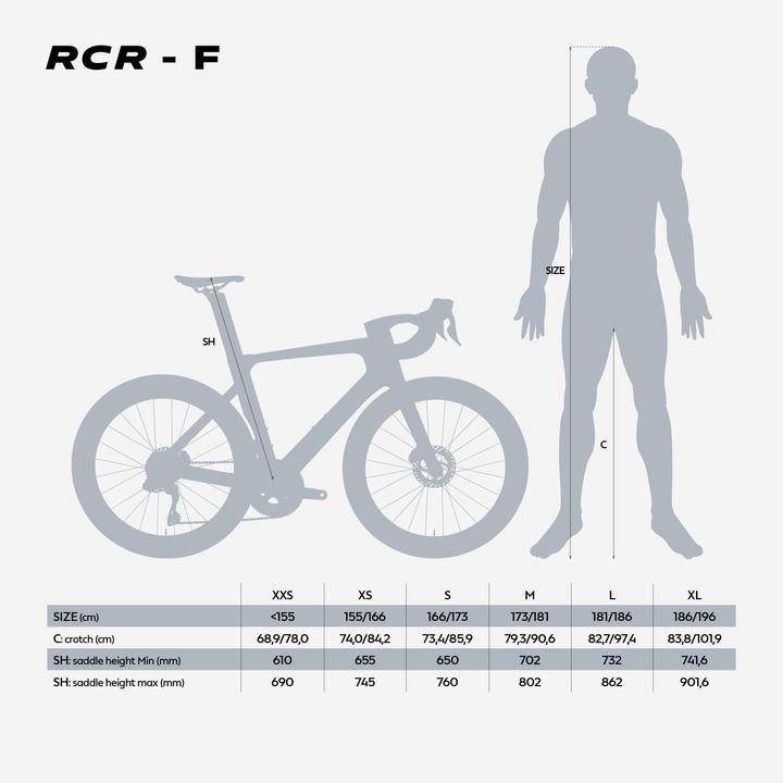 Actual product image Van rysel Rennrad Race RCR-F Pro CF Shimano Dura Ace Di2 Decathlon AG2R La Mondiale