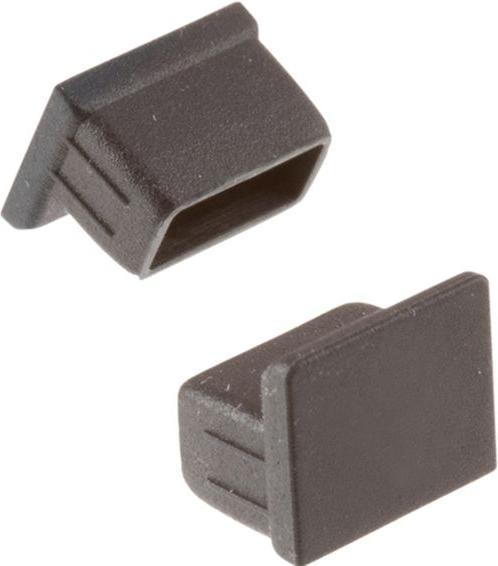 Actual product image RND Components Protective sleeve for RJ-45 connectors, black, pack of 50