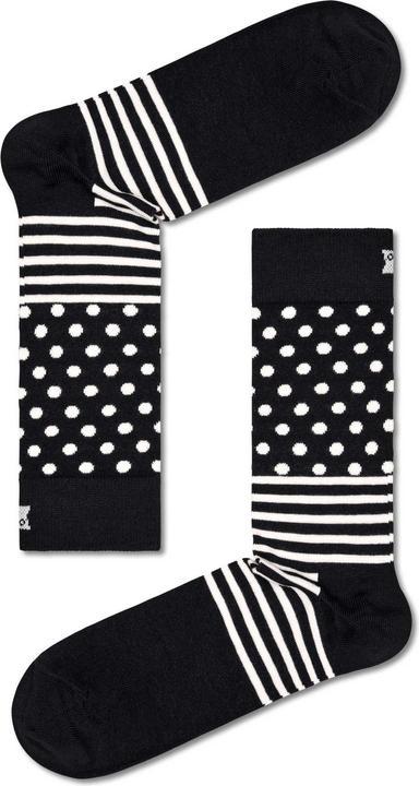 Immagine prodotto Happy Socks Classico bianco e nero (confezione da 4, 36 - 40)