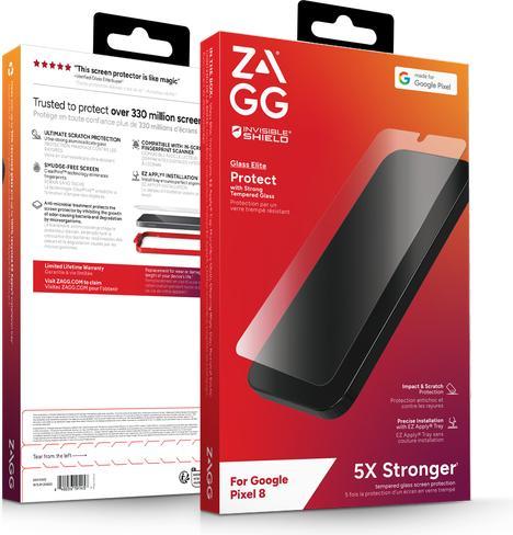 Actual product image Zagg Invisibleshield Glass Elite Am (1 Piece, Google Pixel 8)
