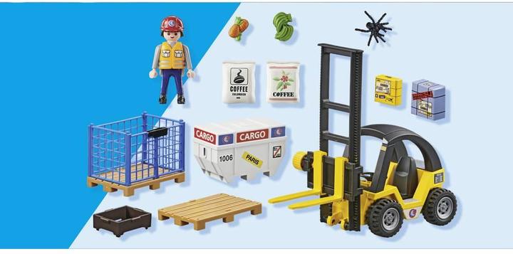 Image du produit Playmobil 71528 Chariot élévateur avec cargaison (71528, Playmobil Ma vie)