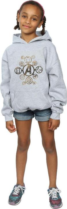 Actual product image Girls Avengers Infinity War Icons Hoodie (140, 146)