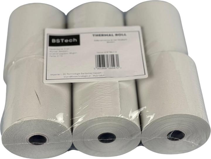 Actual product image Bestpak BSTech paper roll for cash registers 80x60m 6 pieces