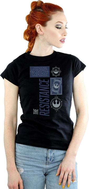 Actual product image Star Wars Womens/Ladies The Last Jedi The Resistance Cotton T-Shirt (M)