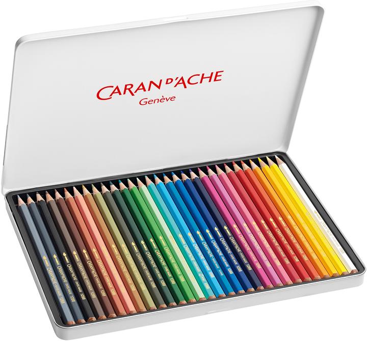 Image du produit Caran d'Ache Fancolor Farbstifte Metallschachtel (Multicolore, 30 x)