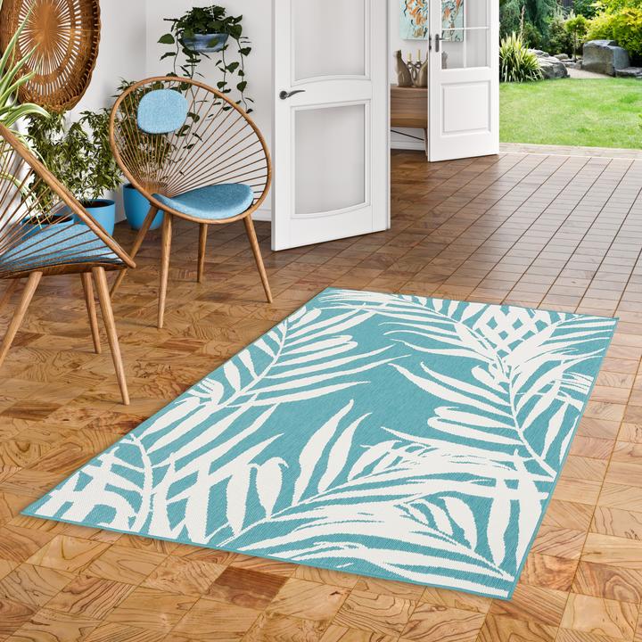 Produktbild Pergamon In- und Outdoor Teppich Beidseitig Cape Cod Blätter (120 x 160 cm)