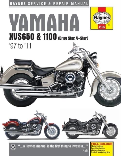 Actual product image Yamaha XVS650 & 1100 Drag Star/V-Star (97 - 11) Haynes Repair Manual (Phil Mather, 2015)