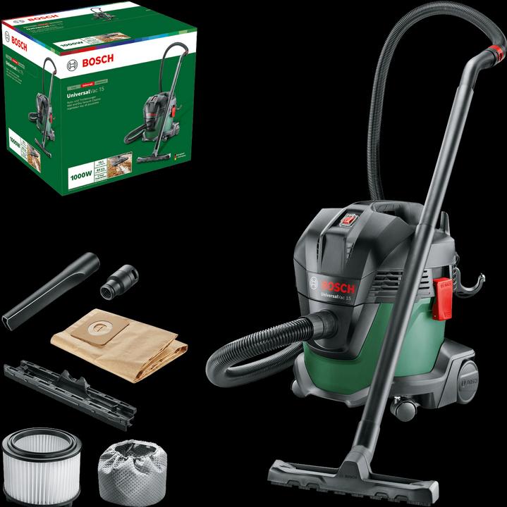 Actual product image Bosch Home & Garden UniversalVac 15 (Wet dry vacuum cleaner)