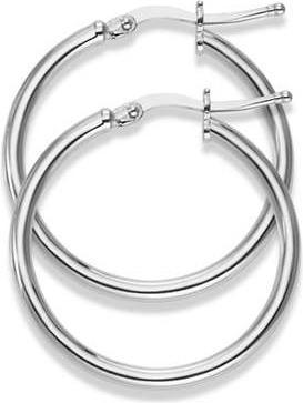 Natsumi Schmuck Creolen Silber 925 Ø 25mm rund (925 Sterling Silber)