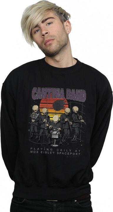 Actual product image Star Wars Mens Cantina Spaceport Sweatshirt (M)