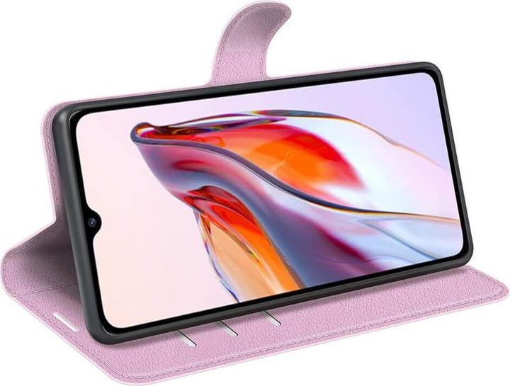 Produktbild Cover-Discount Xiaomi Redmi 12C - Leder Etui Hülle rosa (Xiaomi Redmi 12C)