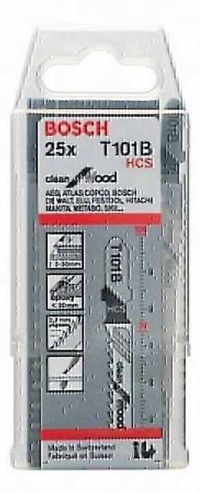 Produktbild Bosch Professional Zubehör Stichsägeblatt T 101 B Clean for Wood, 25er-Pack