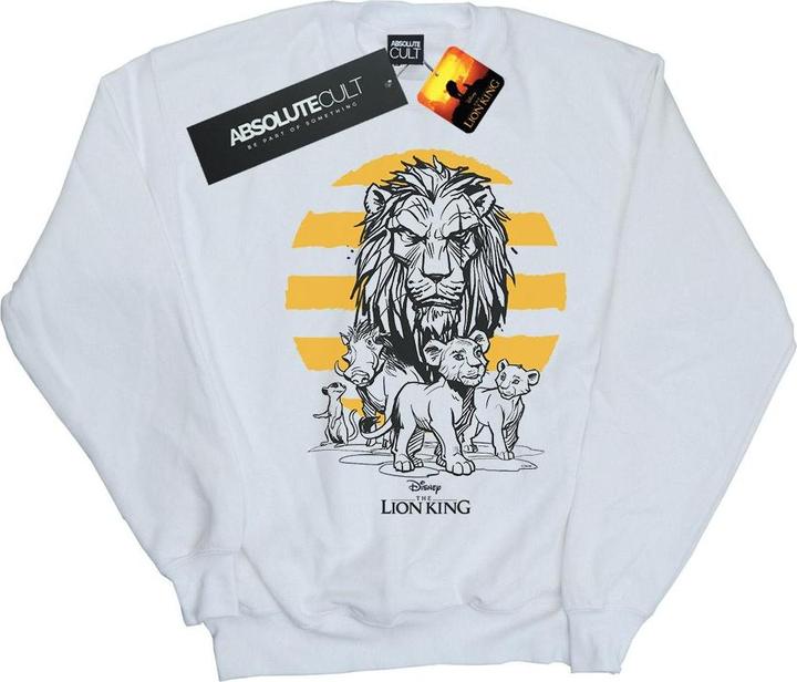 Actual product image Disney Womens/Ladies The Lion King Movie Group Sweatshirt (XL)