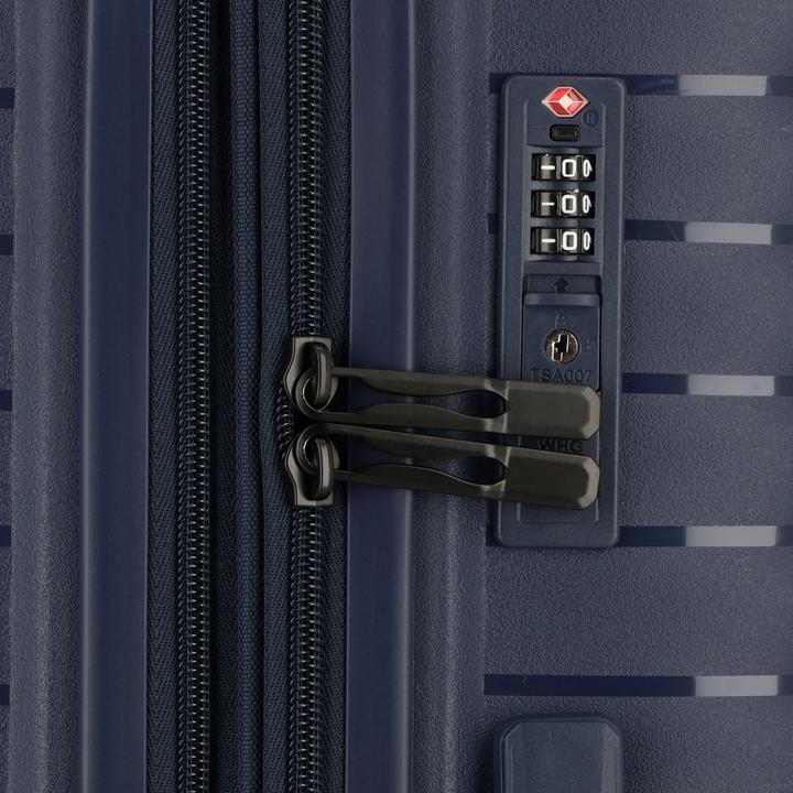 Immagine prodotto D&N Travel Line 4500 set di valigie a 4 ruote da 3 pezzi con piega elastica (205 l, XL (da 115l))