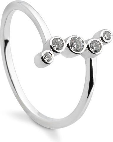 Actual product image Breuning RING - BRILL. 0,155 Ct. H/si (57, 750/18 K Gold)