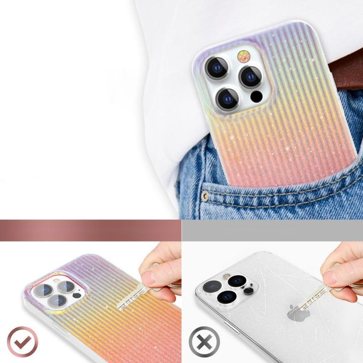 Produktbild Kingxbar Travel Series Luxury Elegant Case for iPhone 13 Pro Orange (Sunset) (Apple iPhone 13 Pro)
