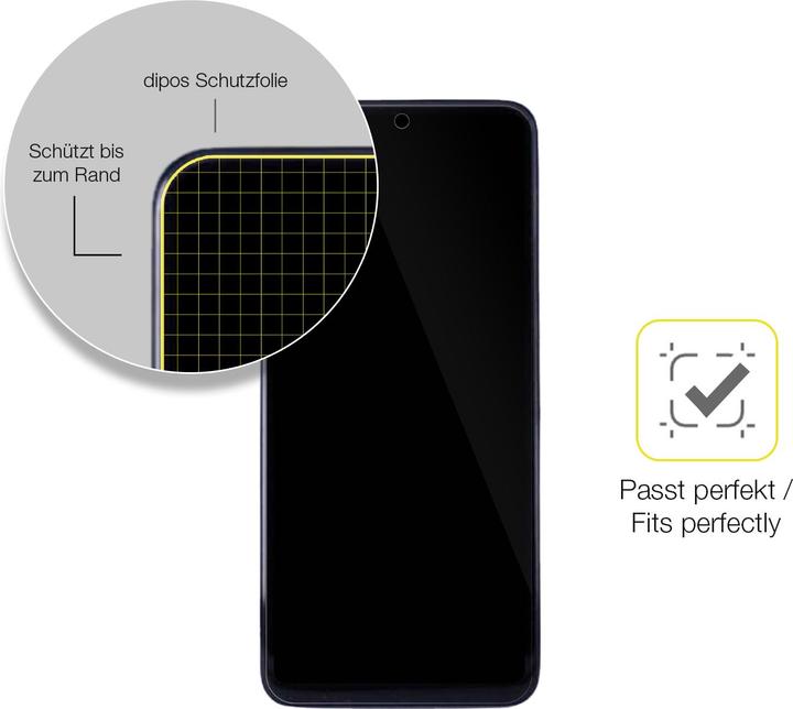 Actual product image Dipos 3D Full Cover Screen Protector (1 Piece, Oppo Reno 5 Pro 5G)