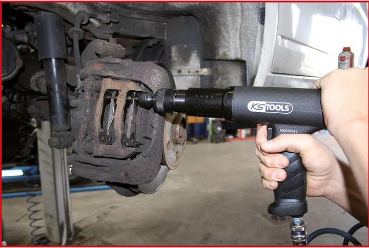 Actual product image KS Tools Vibro-Power pneumatic chisel hammer set. 6 pcs. 51 (USB power delivery)