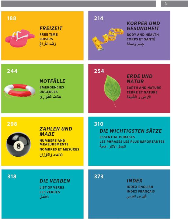Produktbild Grosses Bildwörterbuch Arabisch - Deutsch + Englisch und Französisch (Deutsch, Englisch, Französisch, Arabisch, 2019)