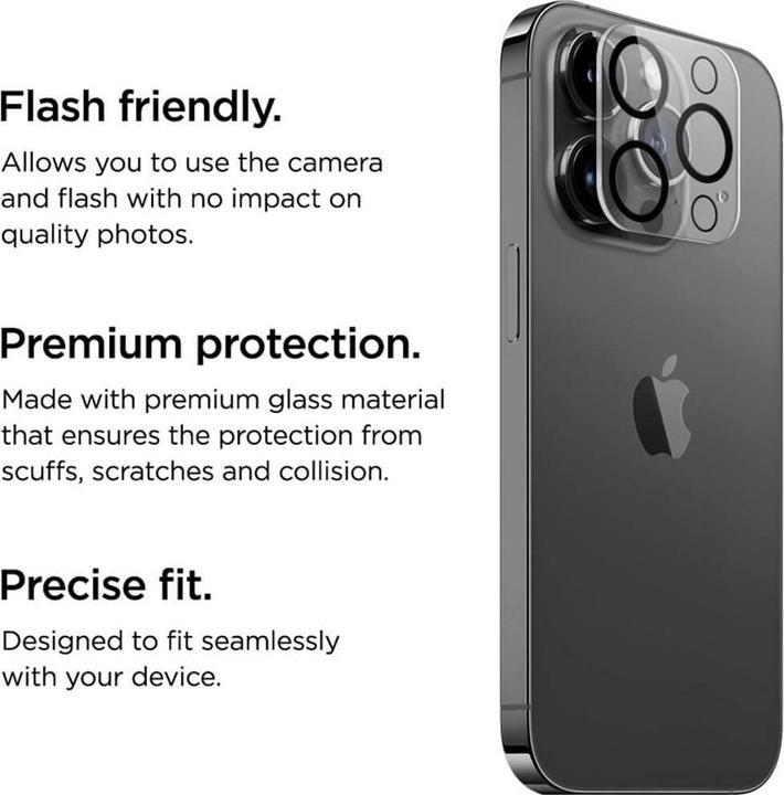Actual product image Eiger Mountain Glass Lens (1 Piece, Apple iPhone 14 Pro, Apple iPhone 14 Pro Max)
