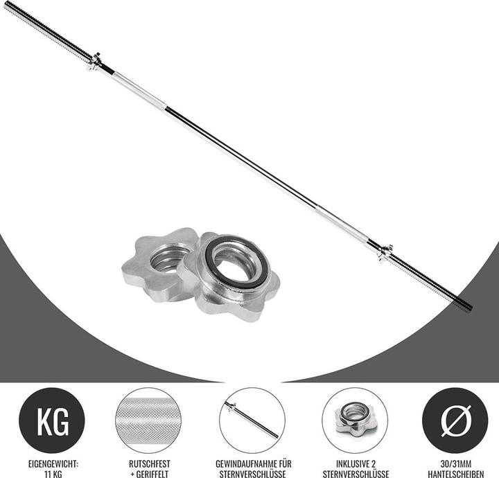 Actual product image Gorilla Sports Barbell bar