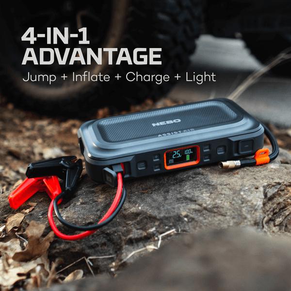 Actual product image Nebo Assist Air Jump Starter Compressor (1500 A)