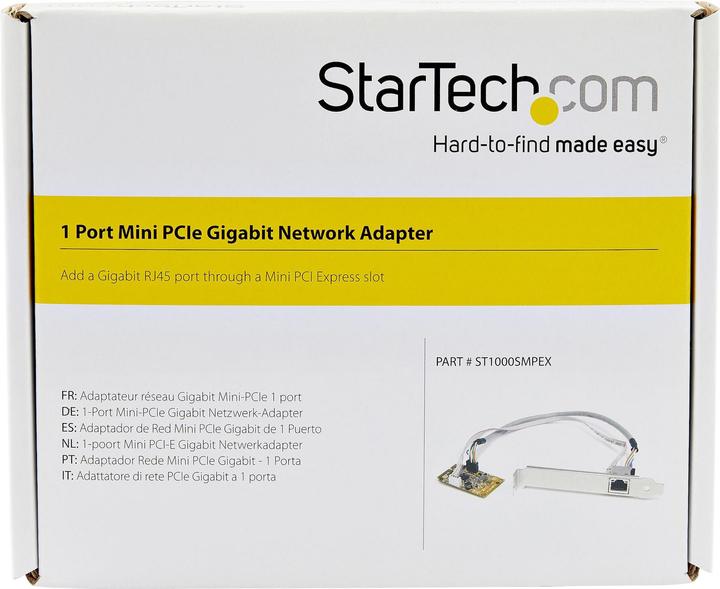 Actual product image StarTech Mini PCIe Gigabit Network Card (Mini PCI Express)