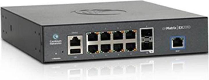 Cambium Networks MX-EX2010PXA-E - Switch PoE Ethernet intelligente 8 porte 1G, 2 porte SFP in fibra senza cavo di (10 Porti)