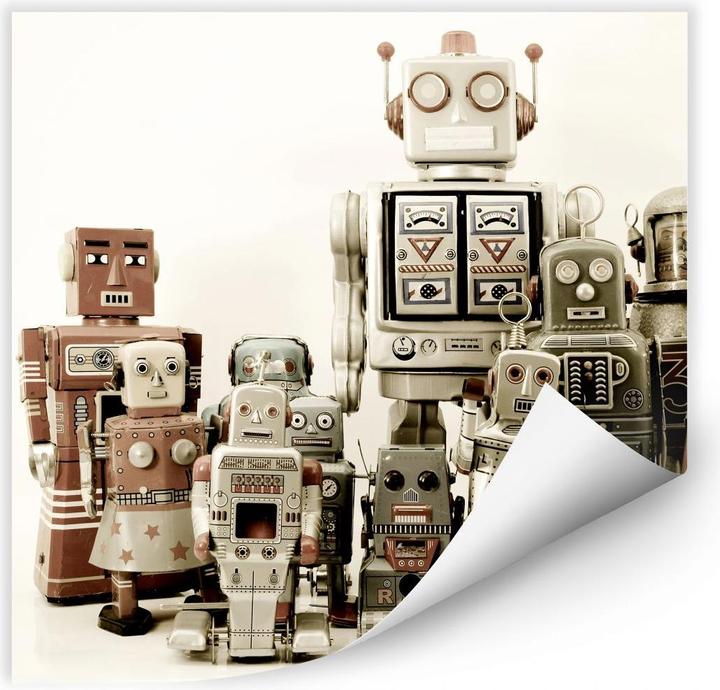 Image du produit Trenddeko Assemblée des robots (90 x 90 cm)