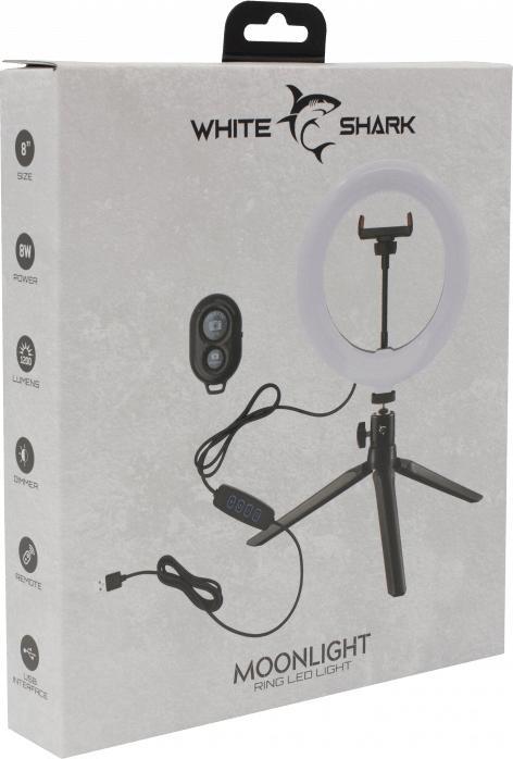 Image du produit White Shark Moonlight RL-08 Ring LED light 20cm