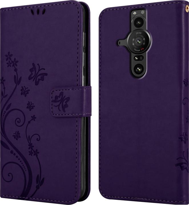 Image du produit Cadorabo Pochette Flower Book (Sony Xperia Pro-I)