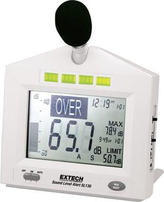 Actual product image Extech Sound level meter SL130W 30 - 130 dB 31.5Hz - 8000Hz