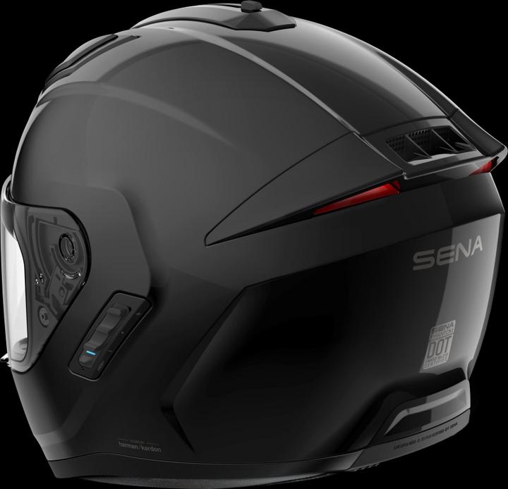 Actual product image Sena PHANTOM - Smart Motorrad-Integralhelm (ECE22.06) - schwarz glanz (XXL) (XXL)