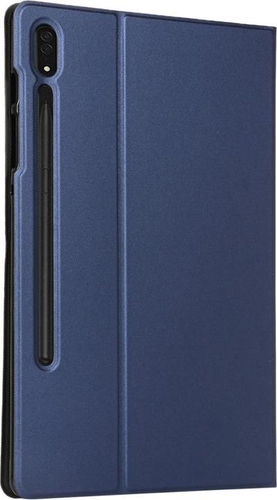 Actual product image Cover-Discount Galaxy Tab S8 Ultra - Tri-fold Smart Case dark blue (Galaxy Tab S8 Ultra)