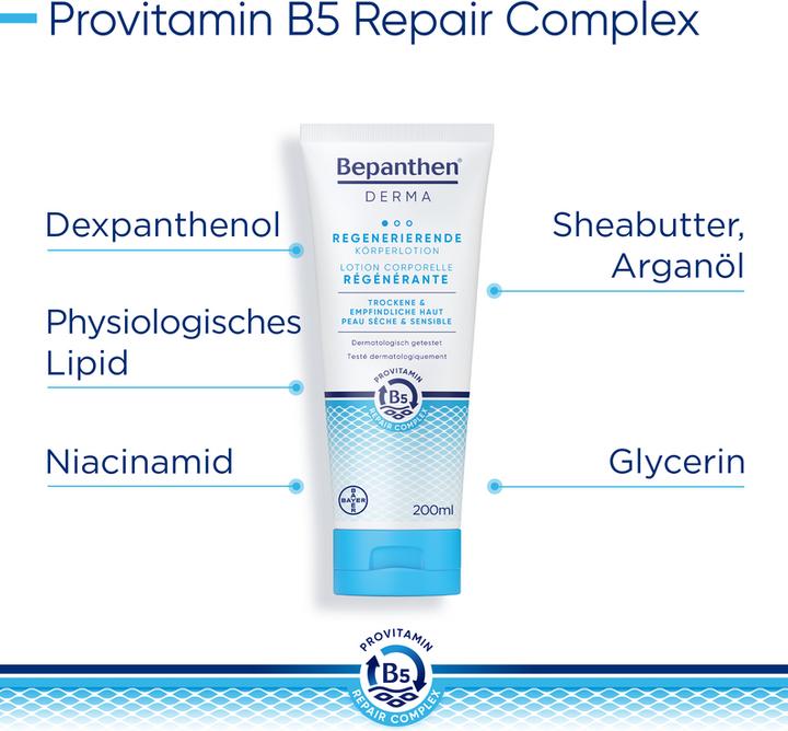 Produktbild Bepanthen Derma Regenerierende Körperlotion (Körpercreme, 200 ml)