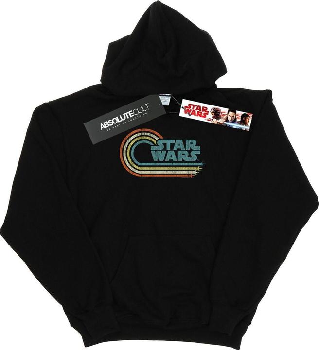 Star Wars Retro Wave Logo Kapuzenpullover (L)