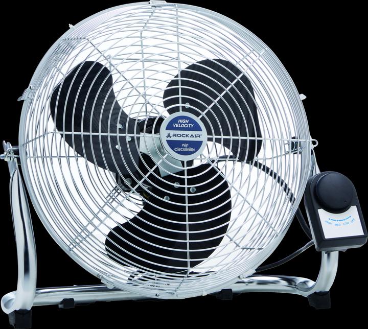 Actual product image Rockair Wind machine V 20 chrome-plated, 50 cm