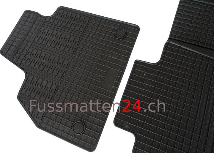 Produktbild Rigum Renault Kangoo 2 - Gummi Fussmatten (1 Set à 4 Fussmatten)