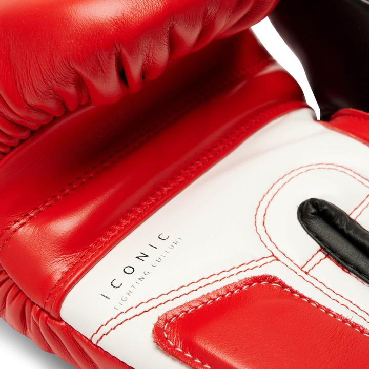 Immagine prodotto Leone Guantoni da boxe Iconic Red GN208 (12 OZ, Taglia unica)