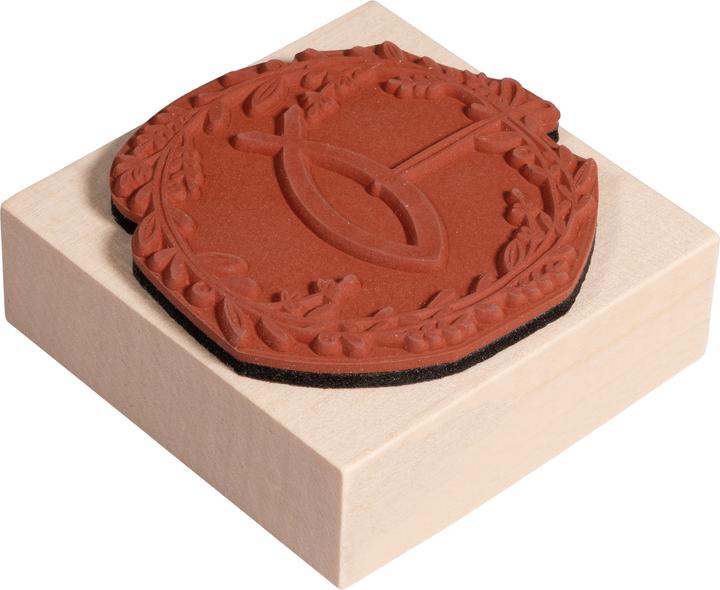 Actual product image Butterer Stamp "Festive wreath with fish"
