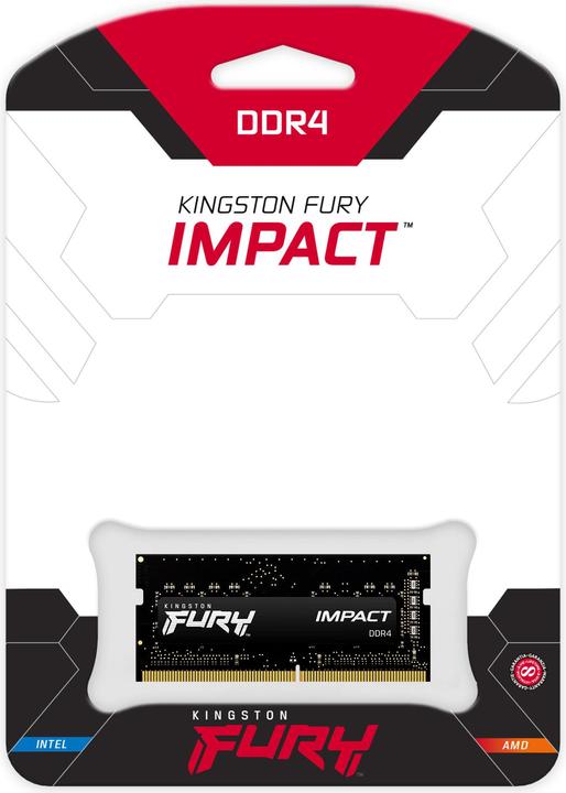 Image du produit Kingston FURY Impact (1 x 16GB, 3200 MHz, RAM DDR4, SO-DIMM)