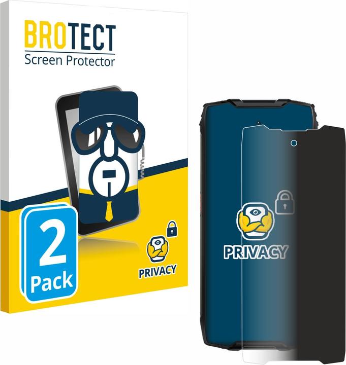 Produktbild BROTECT Sichtschutzfolie Anti-Spy Privacy Folie Blaulicht-Schutz (2 Stück, Blackview BV9300)
