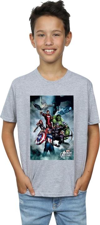 Produktbild Avengers Assemble Team Montage TShirt Jungen (152, 158)