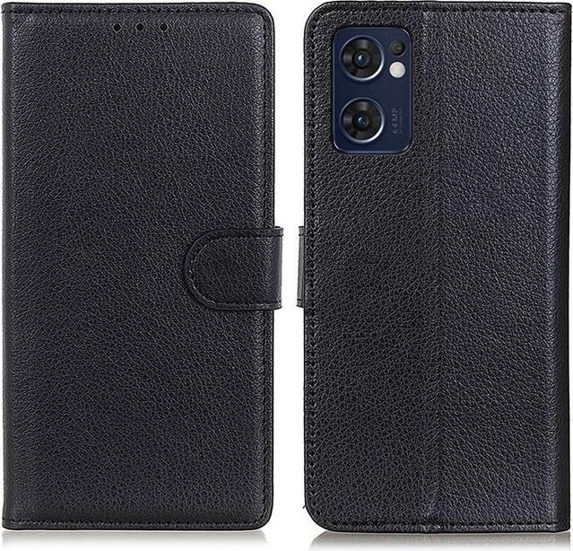 Actual product image MU Classic Litchi Leather Bookcover Series (OPPO Reno7 Z 5G)