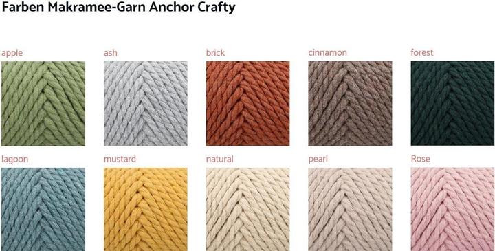 Produktbild Anchor Crafty (Makramee-Garn, gedreht) ca. 5mm (40 m)