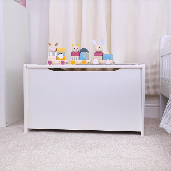 Actual product image Bigjigs Tidlo wooden toy box white