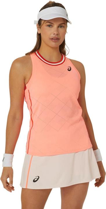 ASICS Performance Match Tank Damen Sun Coral