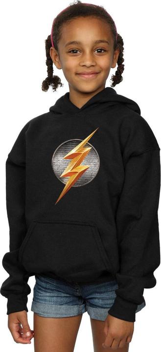 Immagine prodotto Justice League Movie Flash Emblem Felpa con Cappuccio Ragazze (140, 146)