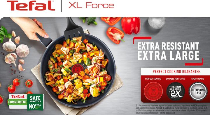 Produktbild Tefal XL Force (32 cm, Bratpfanne, Aluminium)